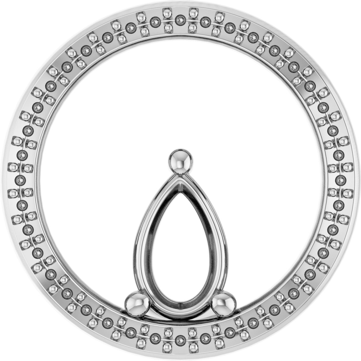 Accented Circle Pendant