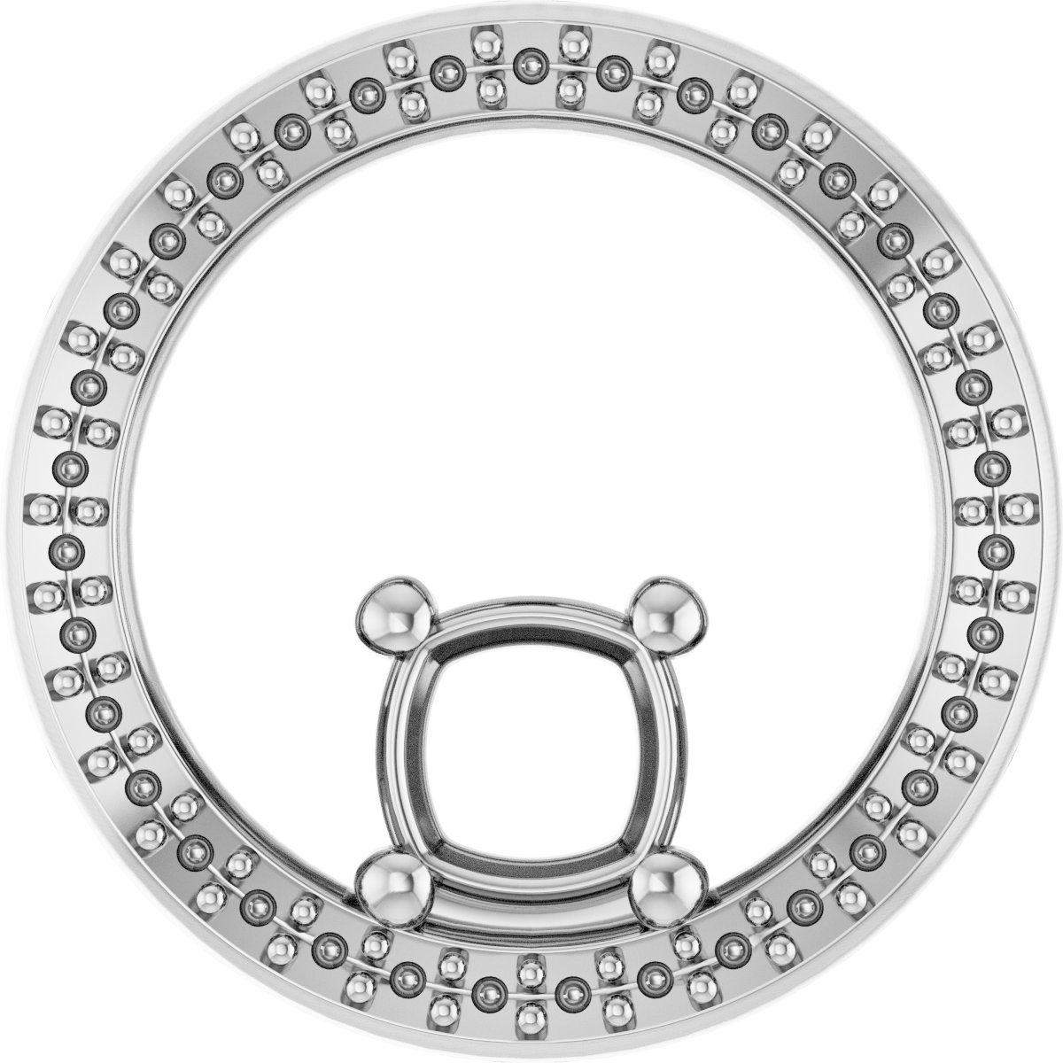 Accented Circle Pendant