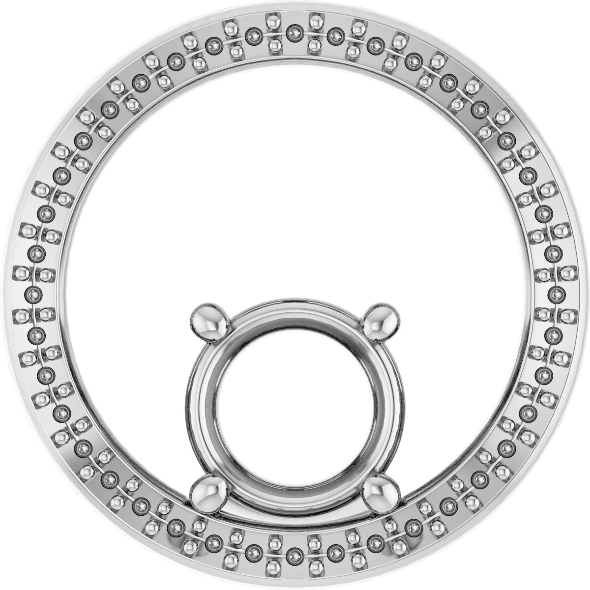Accented Circle Pendant