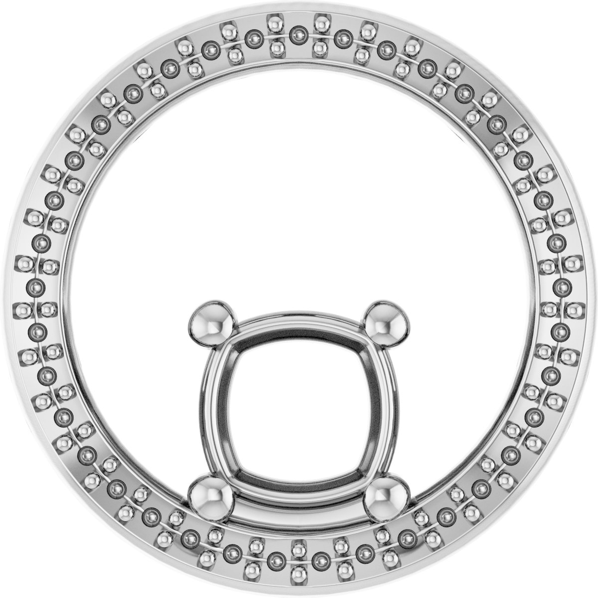 Accented Circle Pendant