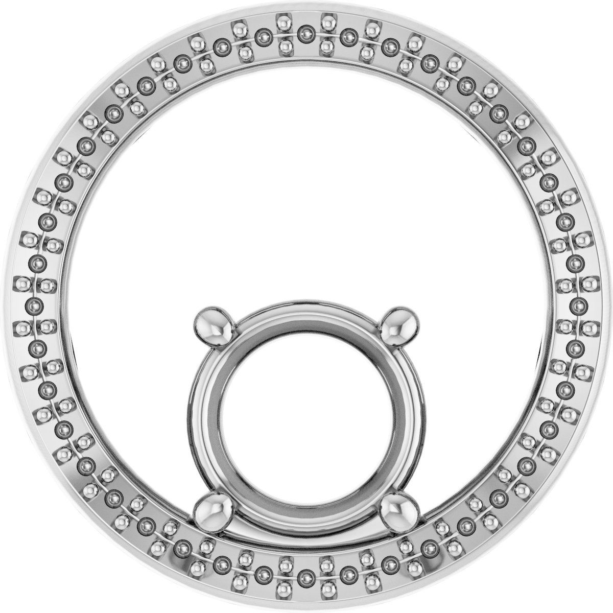 Accented Circle Pendant