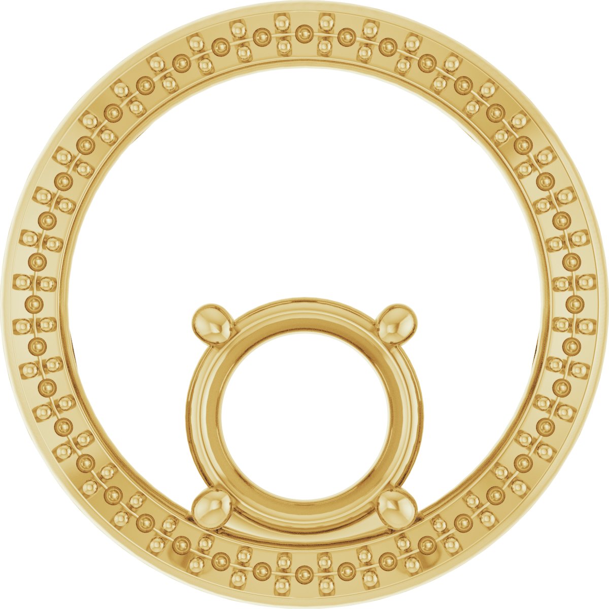 Accented Circle Pendant