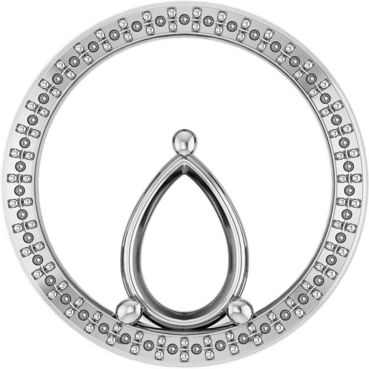 Accented Circle Pendant