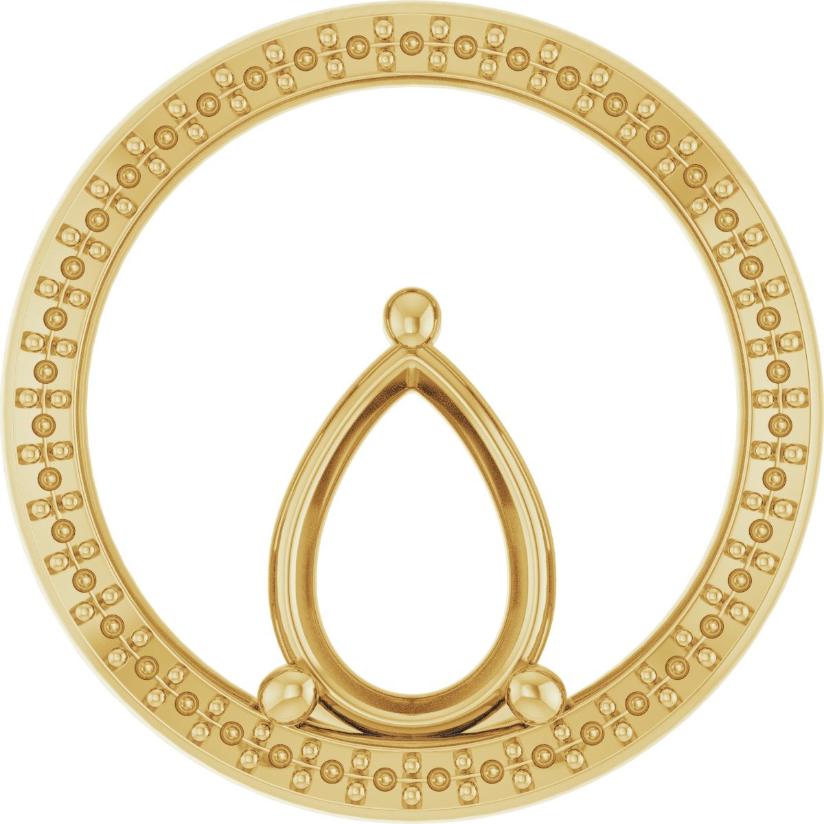 Accented Circle Pendant