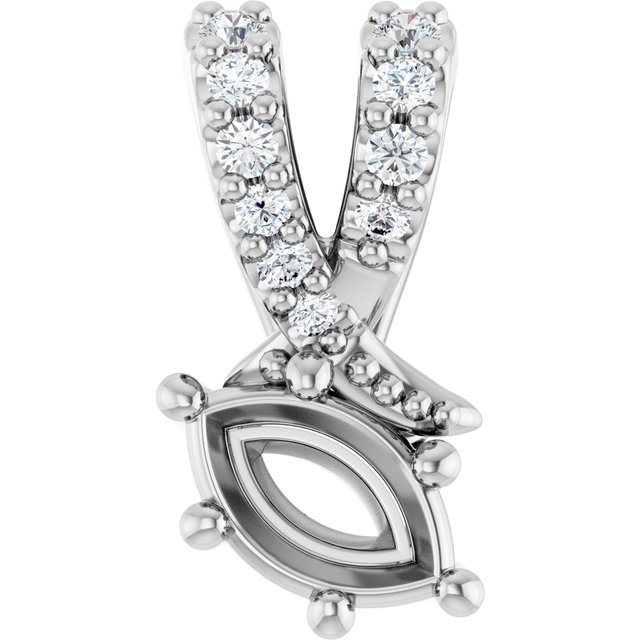 14k White Gold