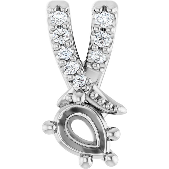 14k White Gold