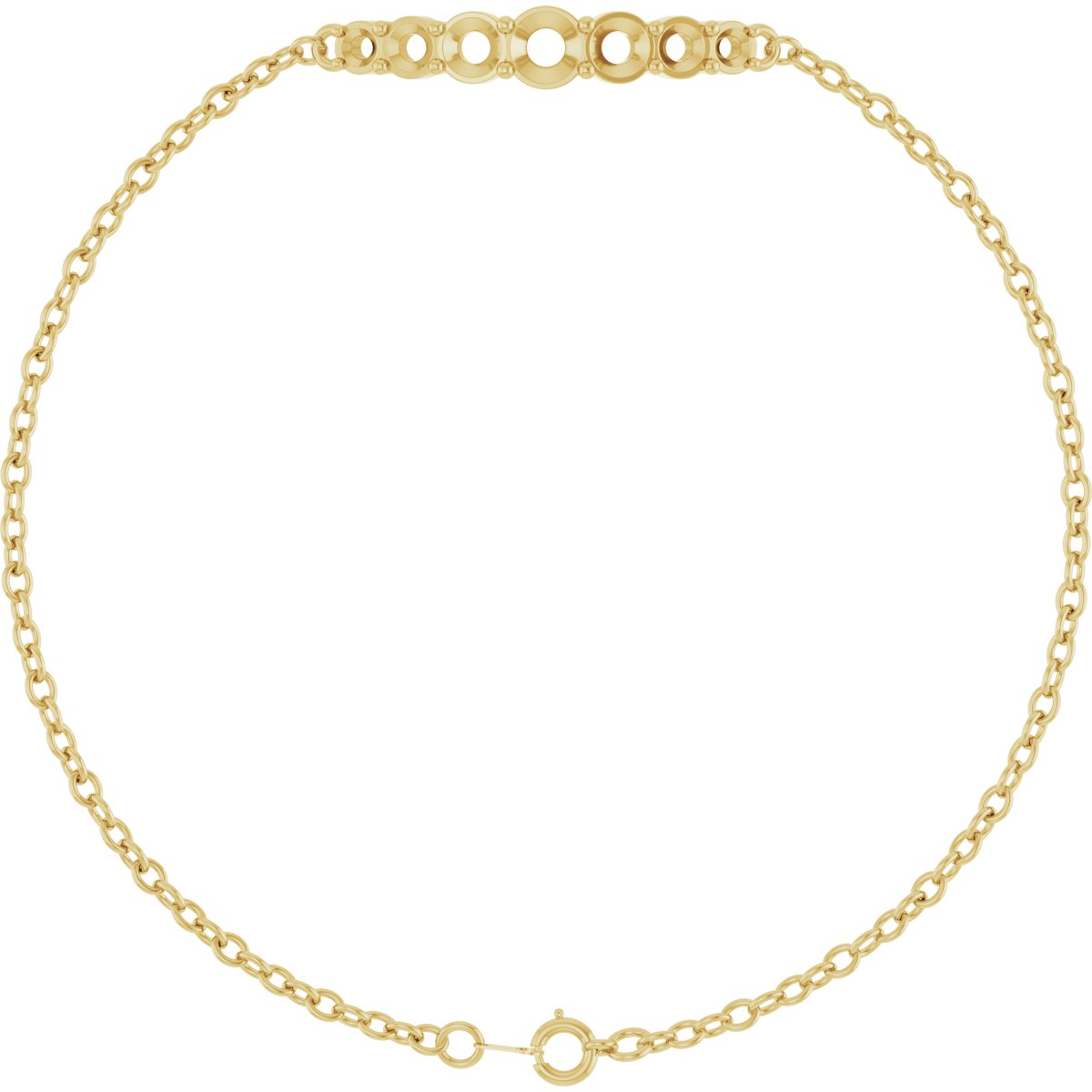 Graduated Link Bracelet