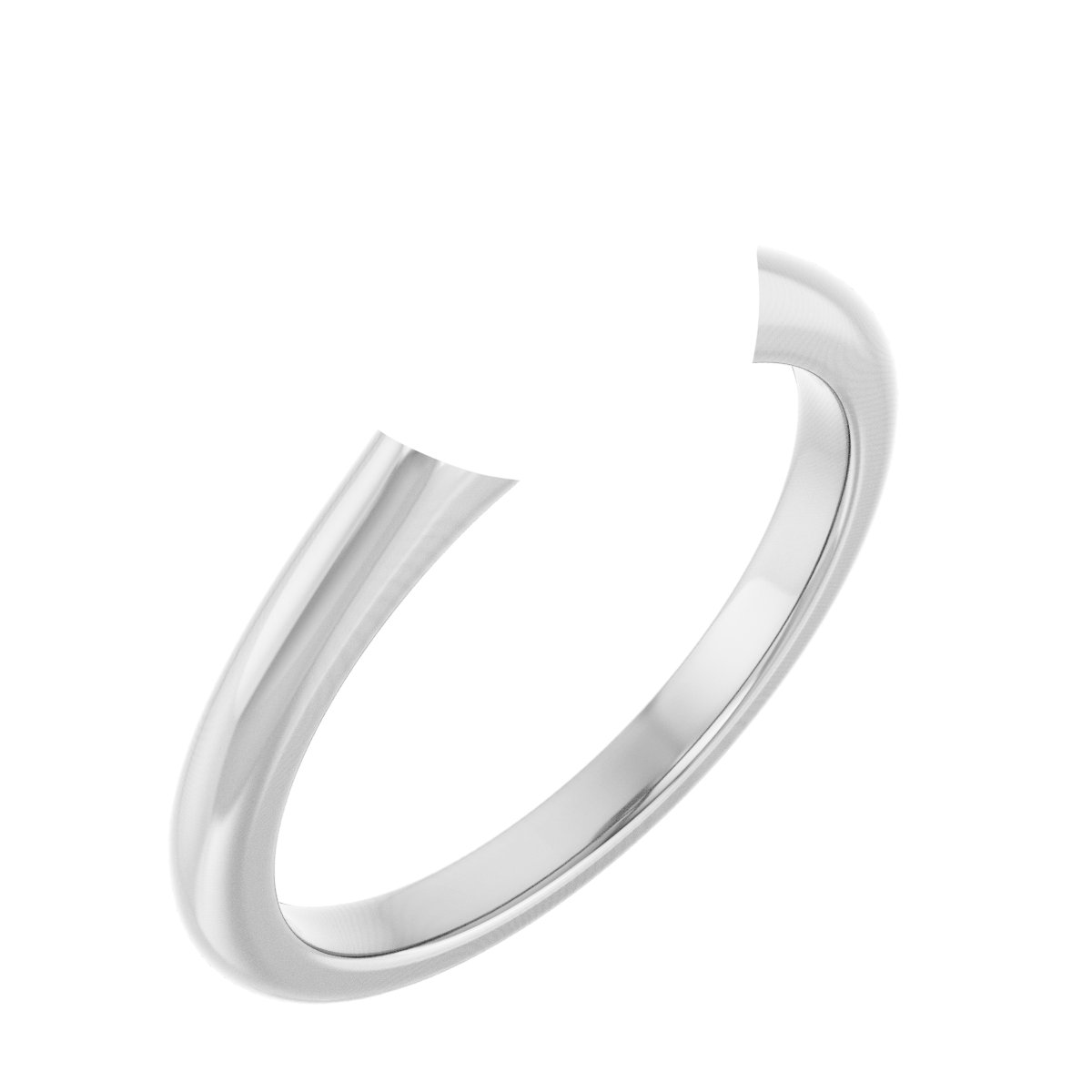 Claw-Prong Solitaire Bezel-Style Engagement Ring