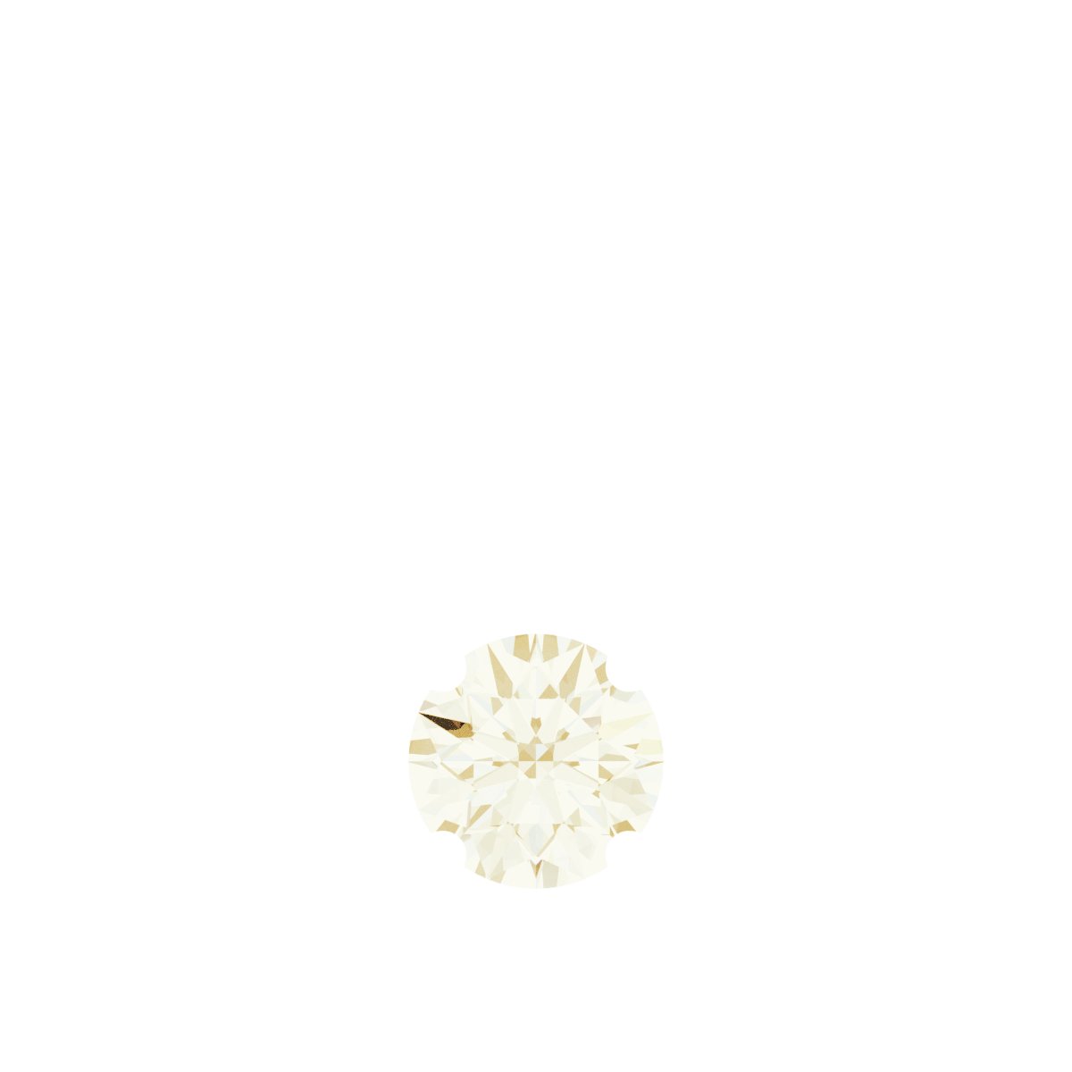 Solitaire Bezel-Style Charm/Pendant