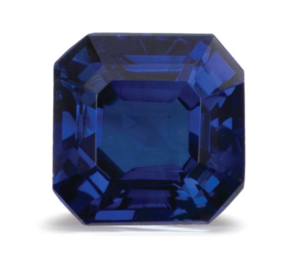 ASSCHER 1.00ct Natural Sapphire 