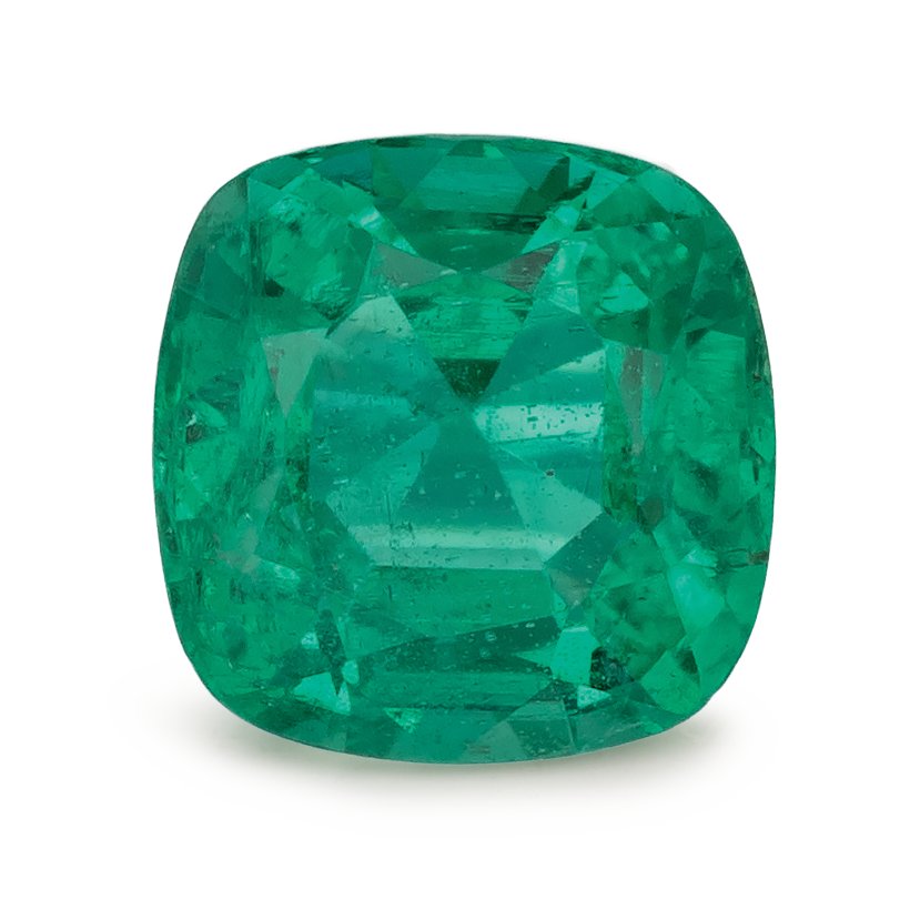 CUSHION 0.73ct Natural Emerald 