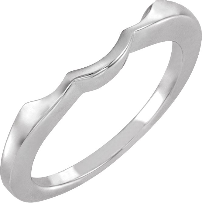 18K Yellow Gold Matching Band for 4.4 mm Round 