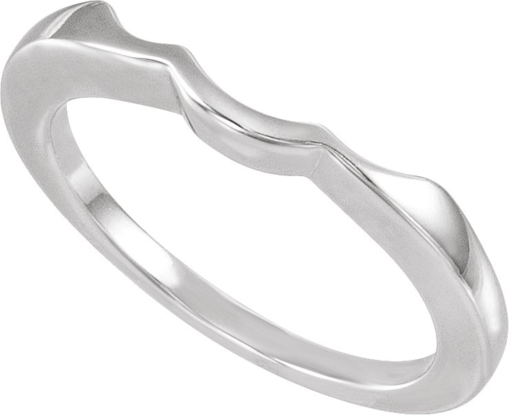 14K Yellow Gold Matching Band for 6.5 mm Round 