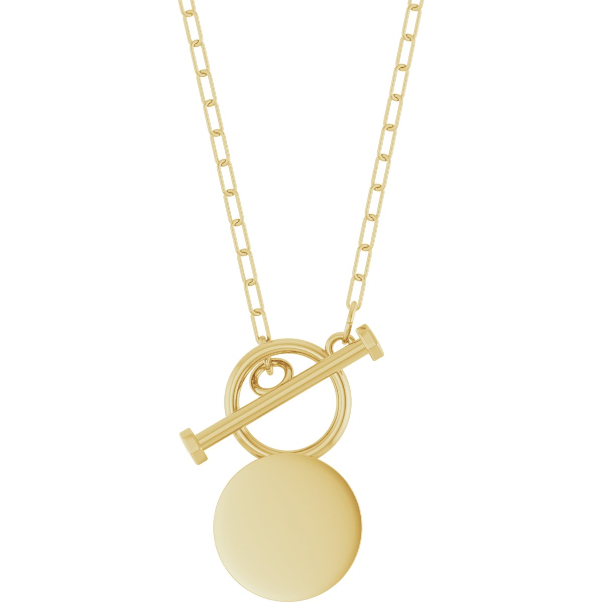 Engravable Toggle Necklace