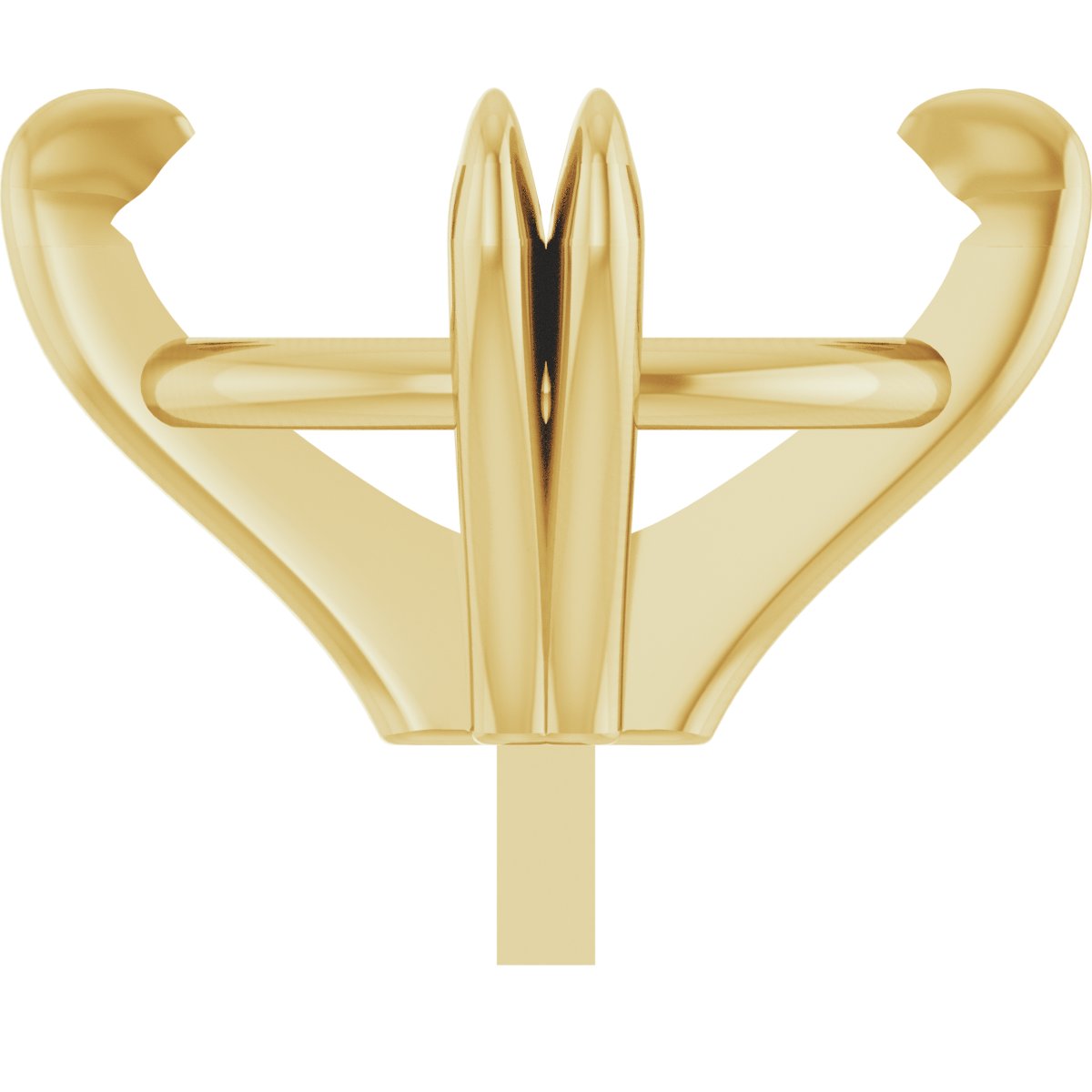 Oval Double Claw-Prong Peg Setting