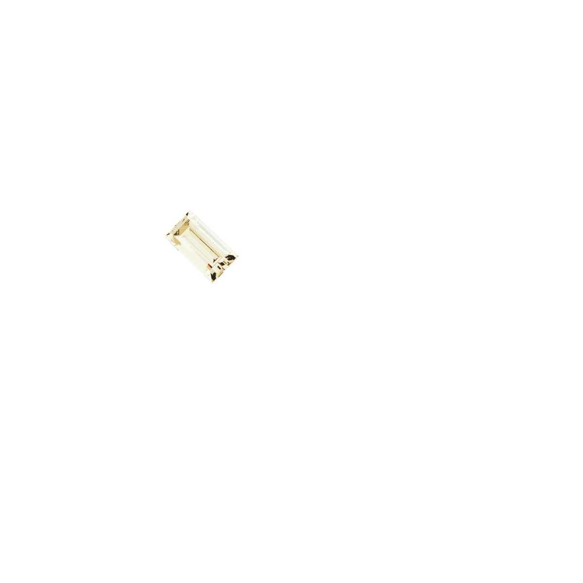 14k Yellow Gold 8.5x6 Mm Emerald .08 Ctw Natural Diamond Semi-set Half Bezel Engagement Ring