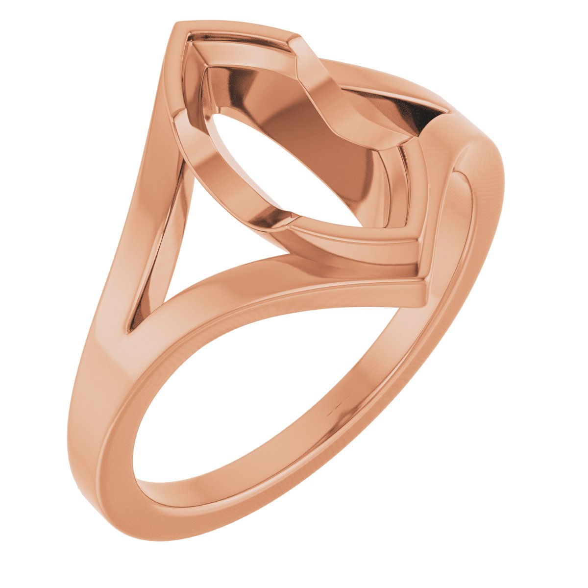 Half Bezel Solitaire Engagement Ring or Band