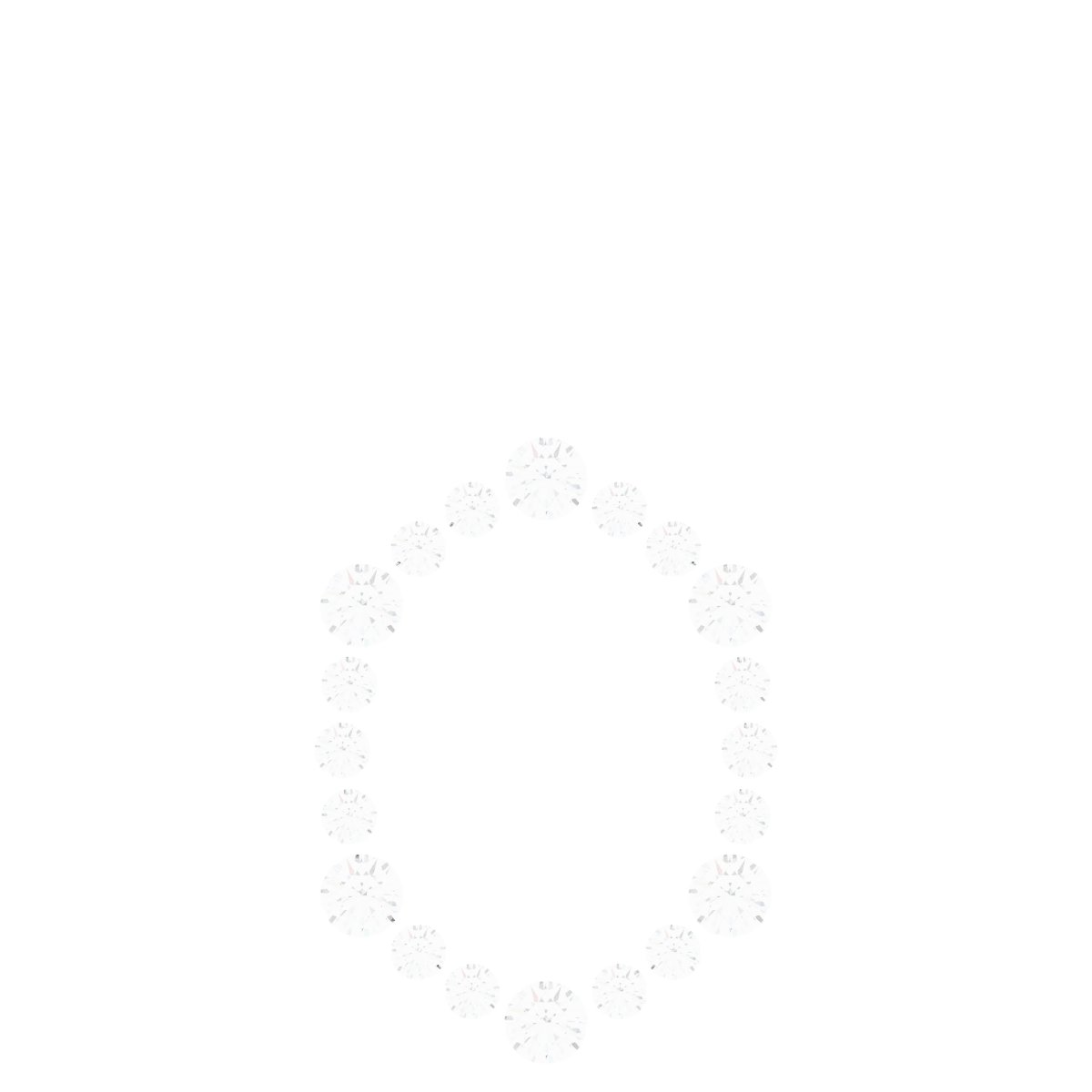 Engravable Halo-Style Charm/Pendant
