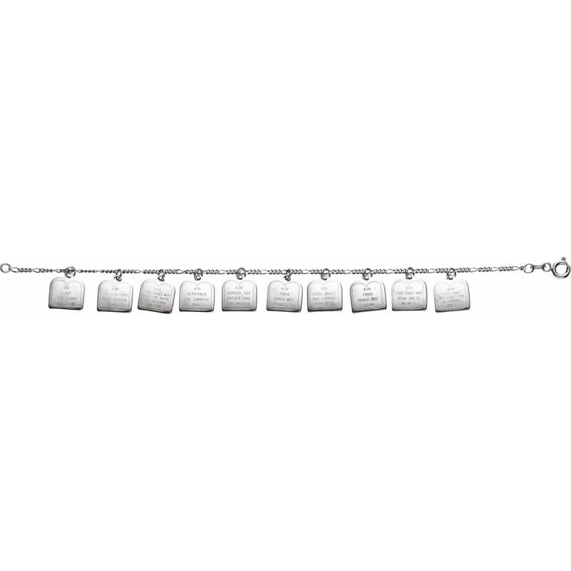 Ten Commandments Charm Bracelet
