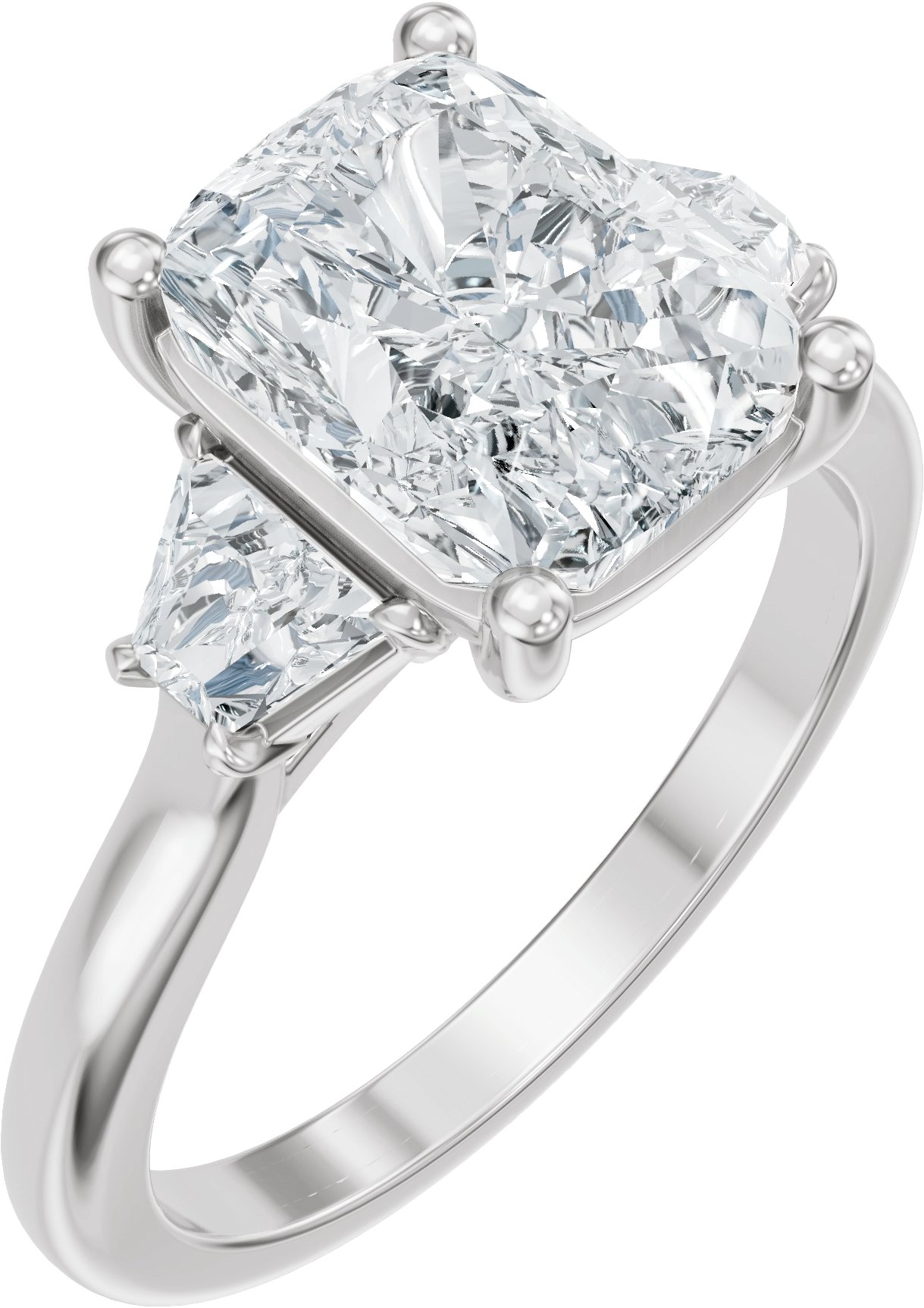 Three-Stone Engagement Ring or Band