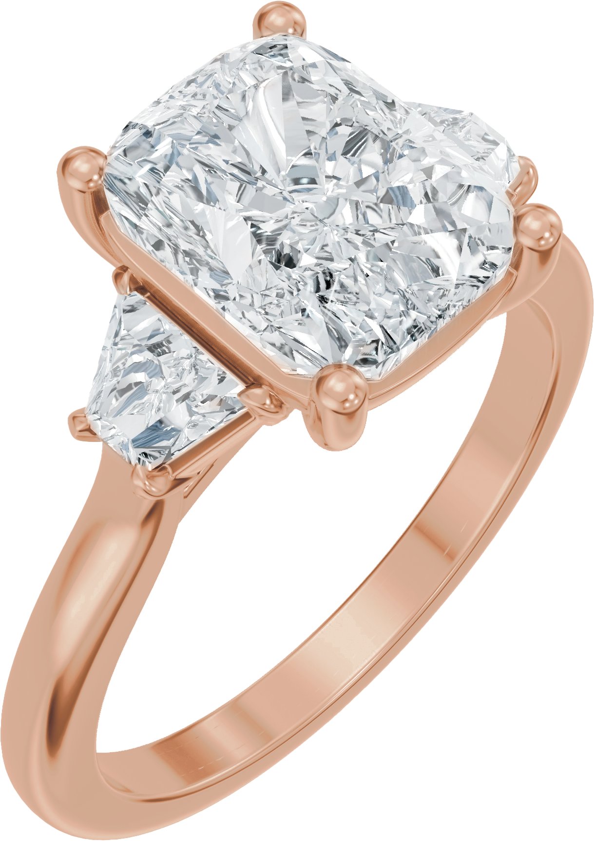 Three-Stone Engagement Ring or Band