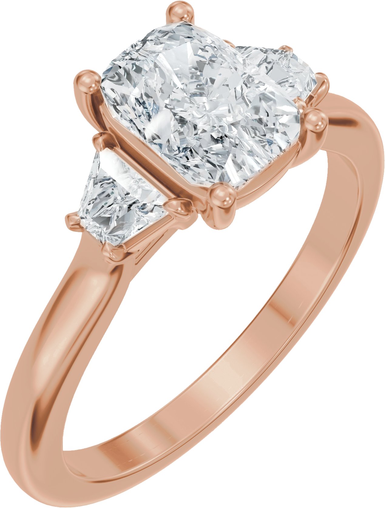 Three-Stone Engagement Ring or Band