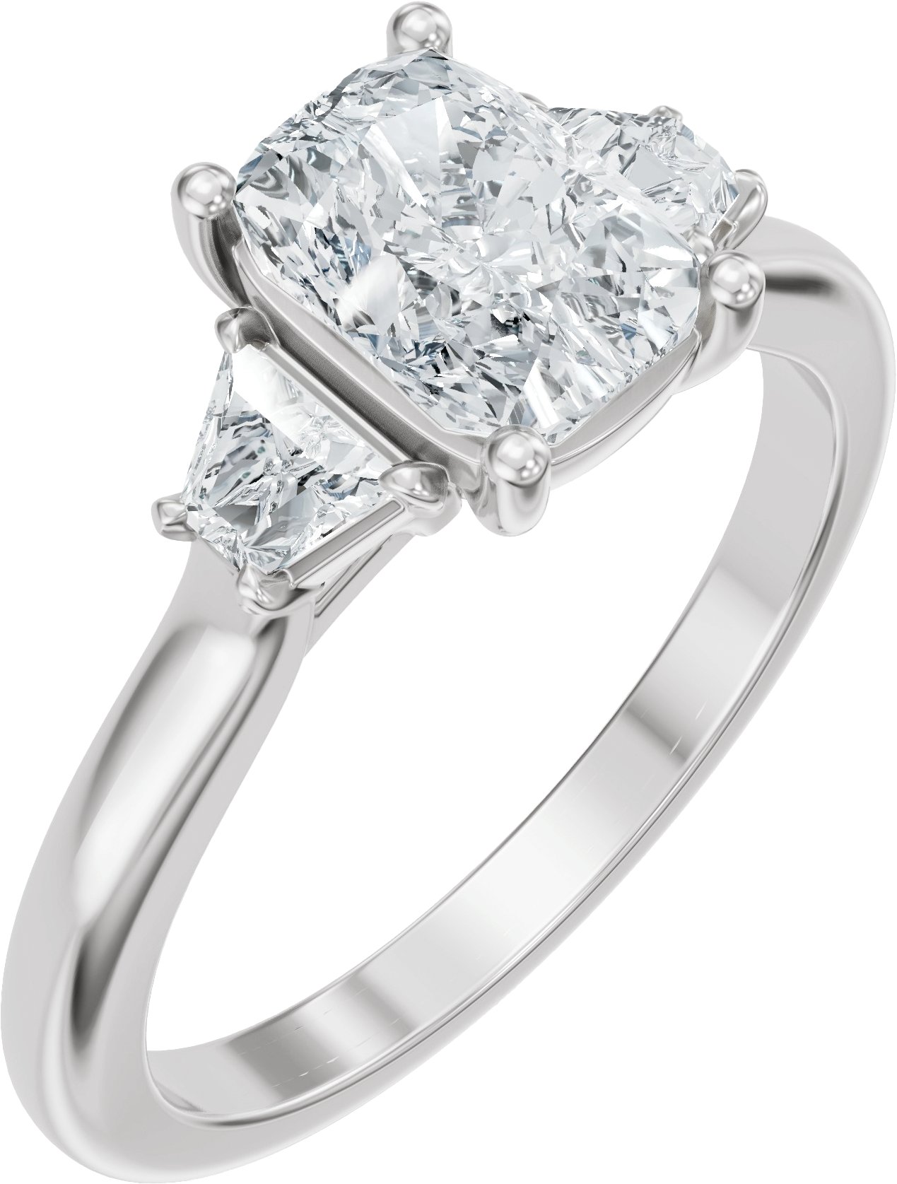Three-Stone Engagement Ring or Band