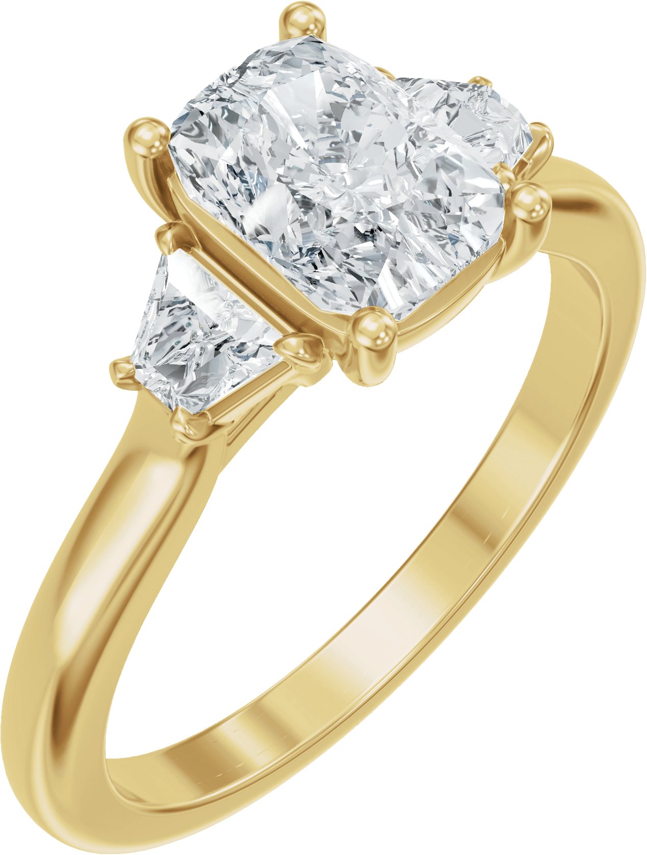 Three-Stone Engagement Ring or Band