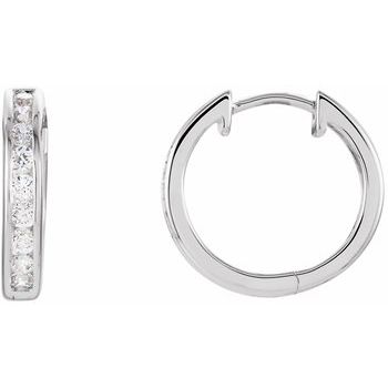 Sterling Silver CZ Earrings Ref 106637