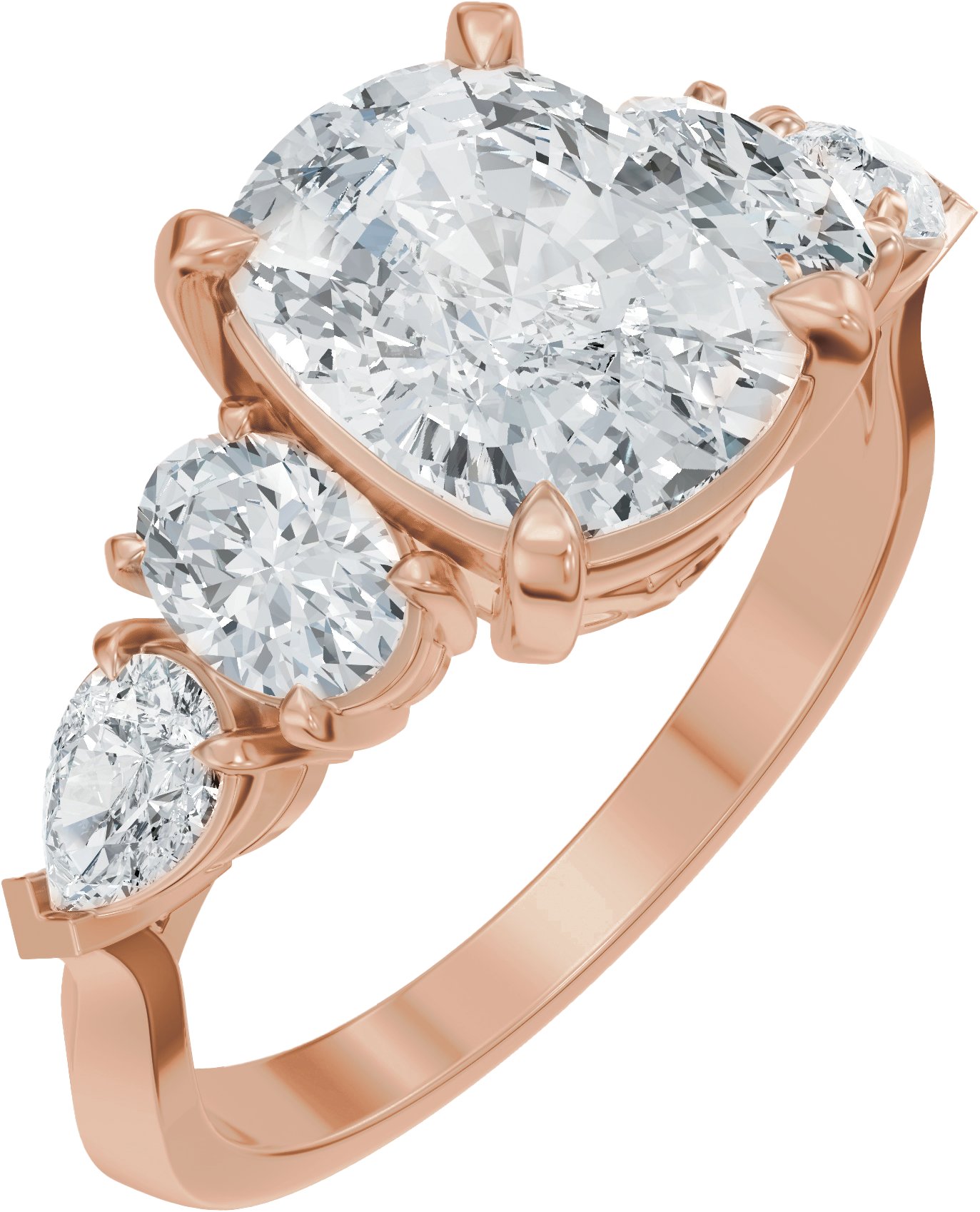 Accented Engagement Ring or Band