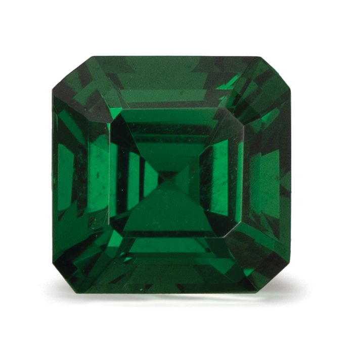 ASSCHER 1.47ct Natural Tsavorite Garnet 