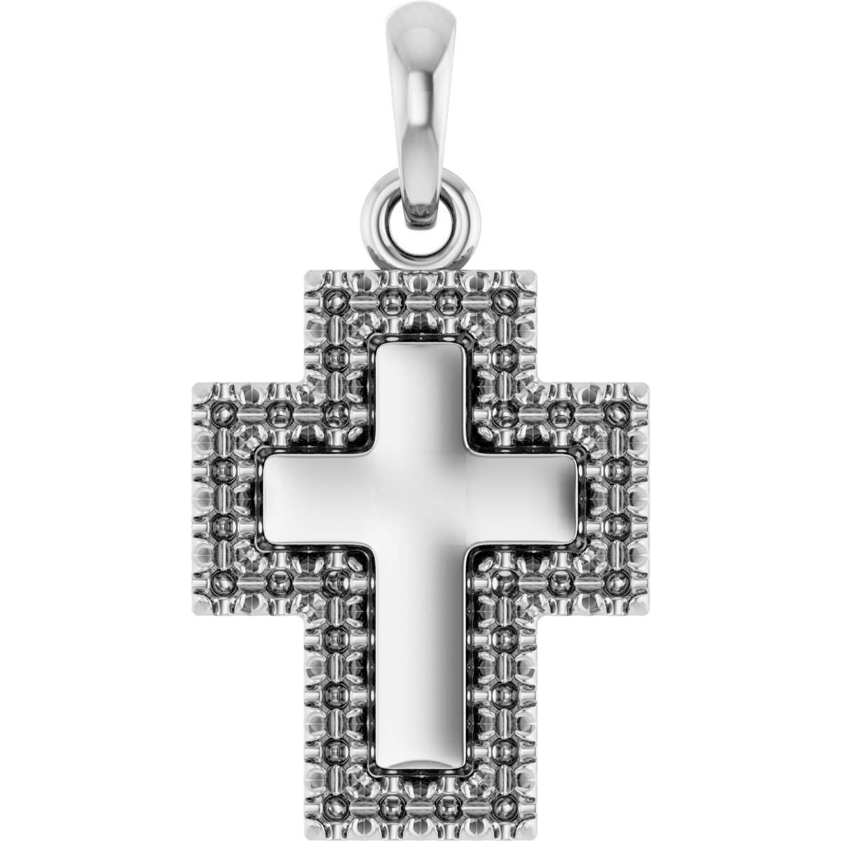 Accented Cross Pendant