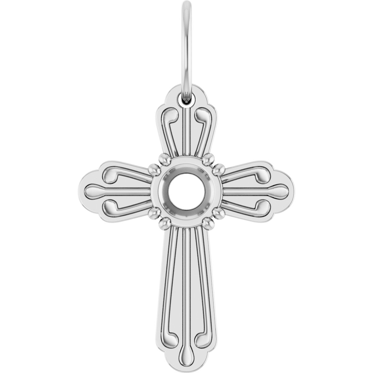 Accented Cross Necklace or Pendant