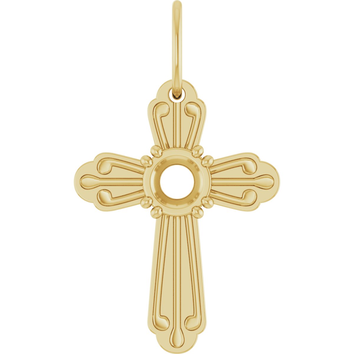 Accented Cross Necklace or Pendant