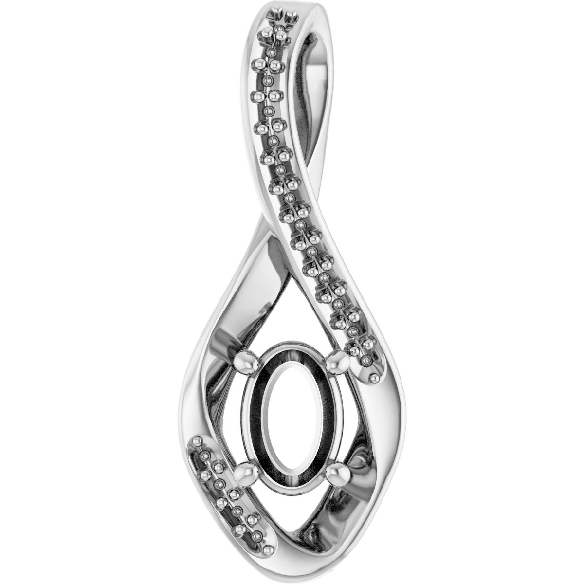 14k White Gold