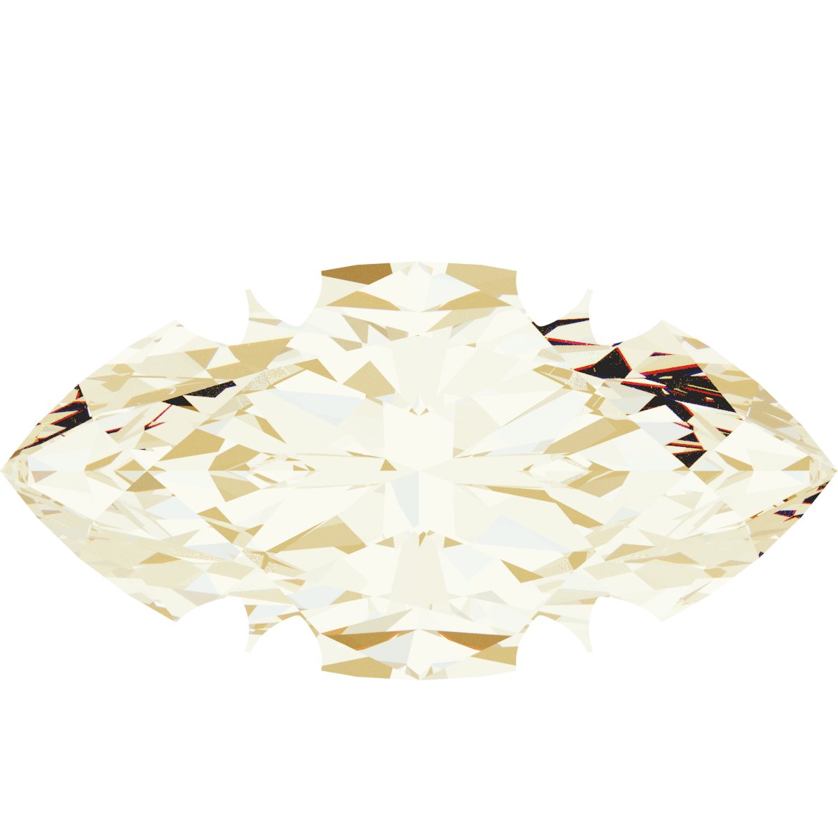 Double-Claw Solitaire Necklace Center