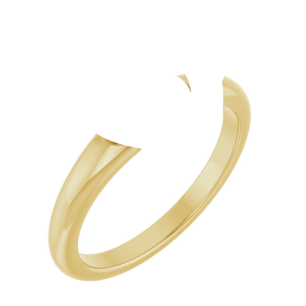 Claw-Prong Solitaire Bezel-Style Engagement Ring