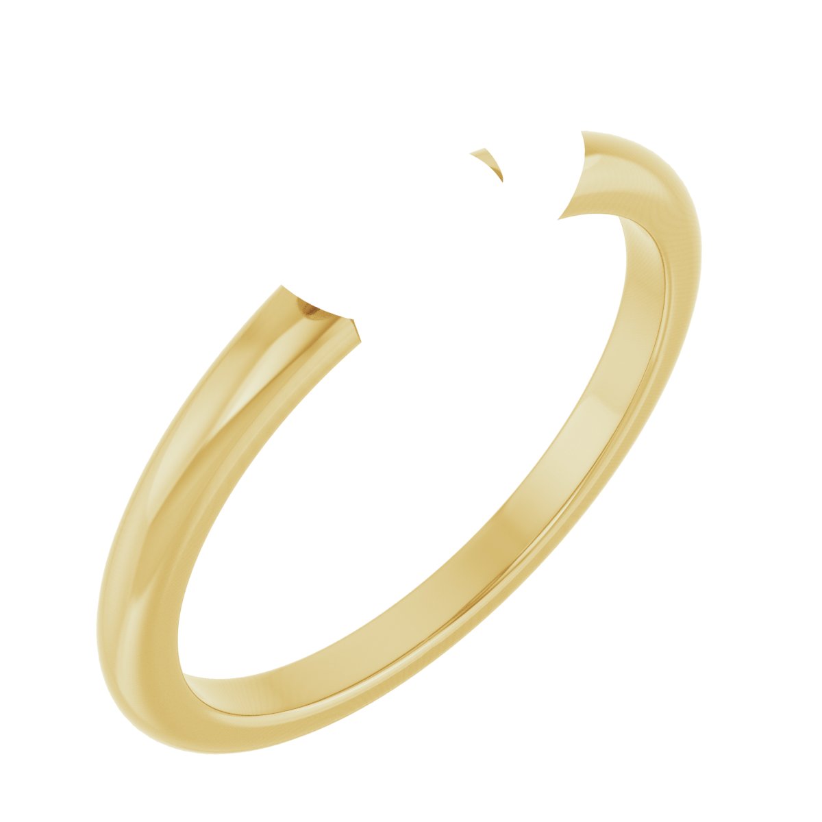 Claw-Prong Solitaire Bezel-Style Engagement Ring