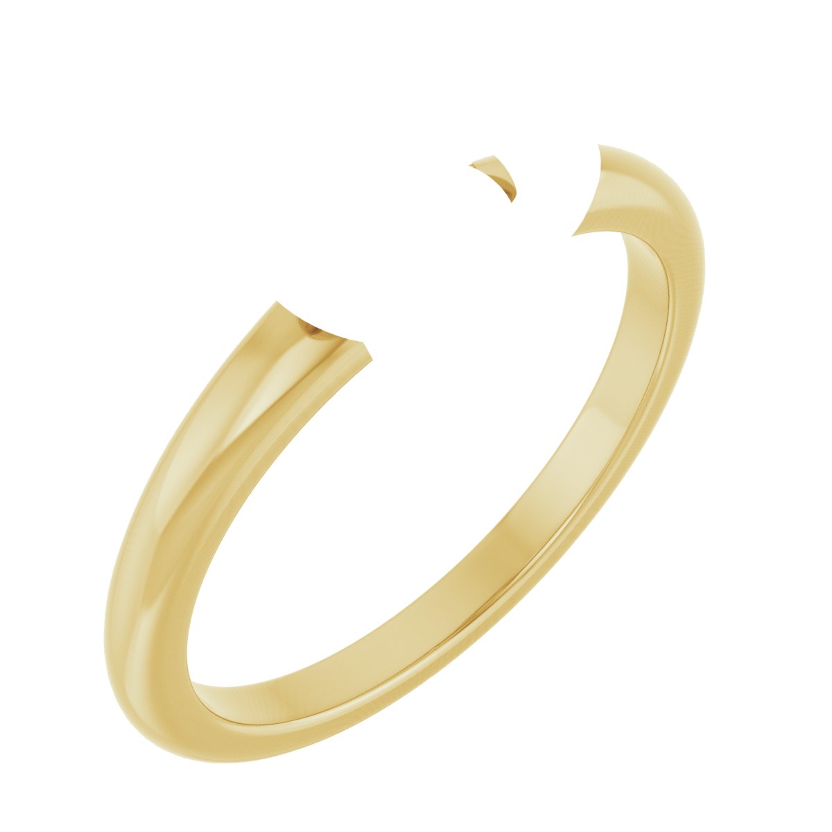Claw-Prong Solitaire Bezel-Style Engagement Ring