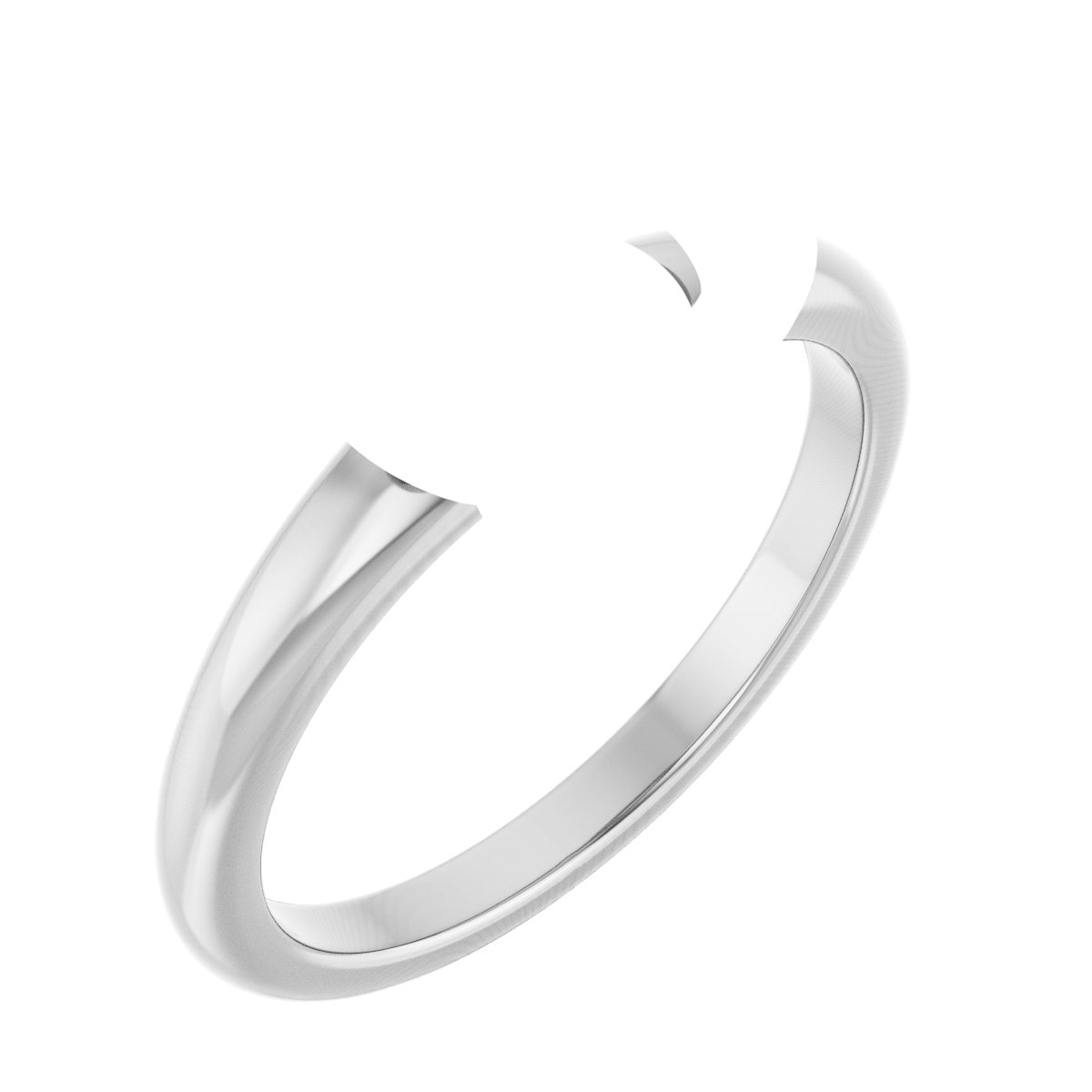 Claw-Prong Solitaire Bezel-Style Engagement Ring