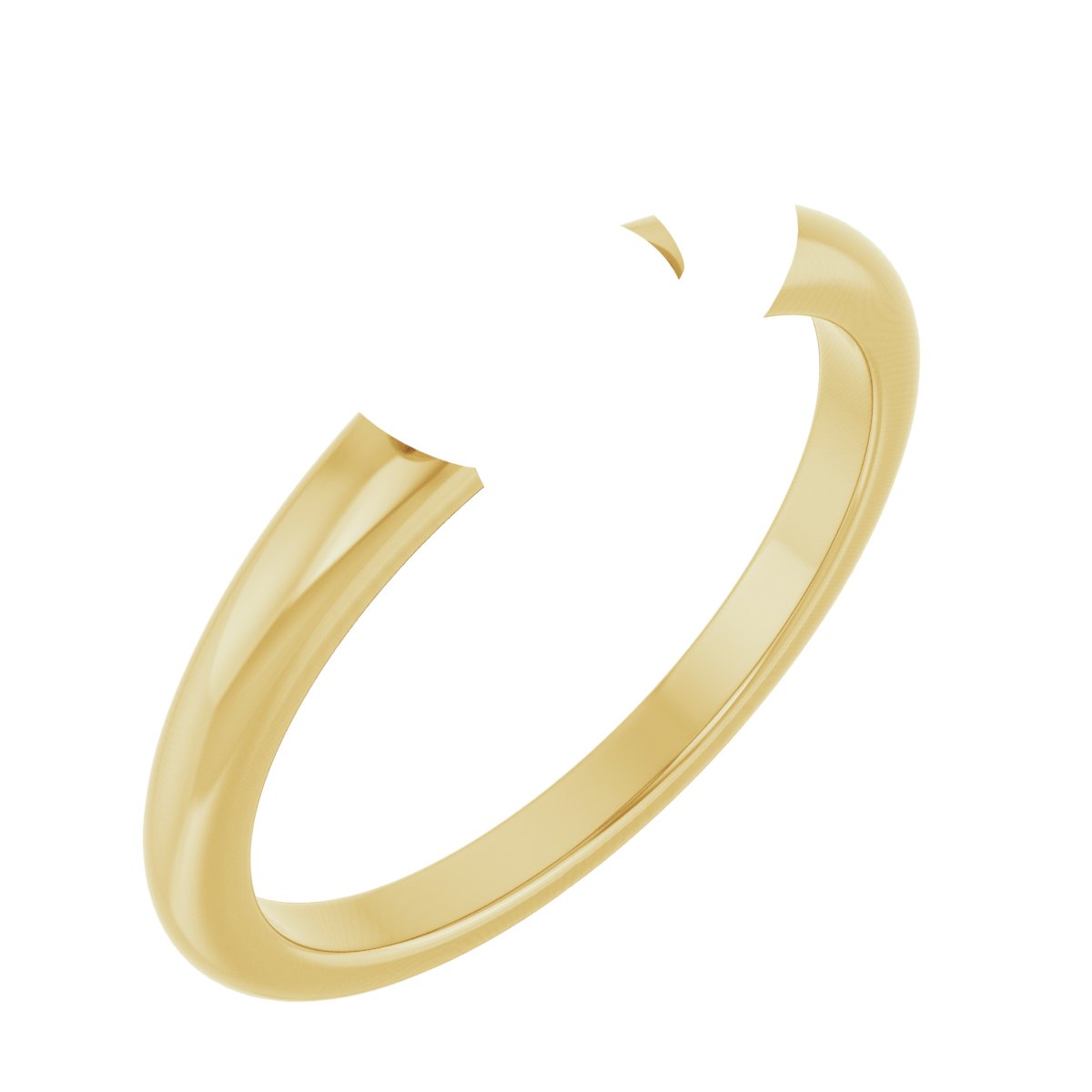 Claw-Prong Solitaire Bezel-Style Engagement Ring
