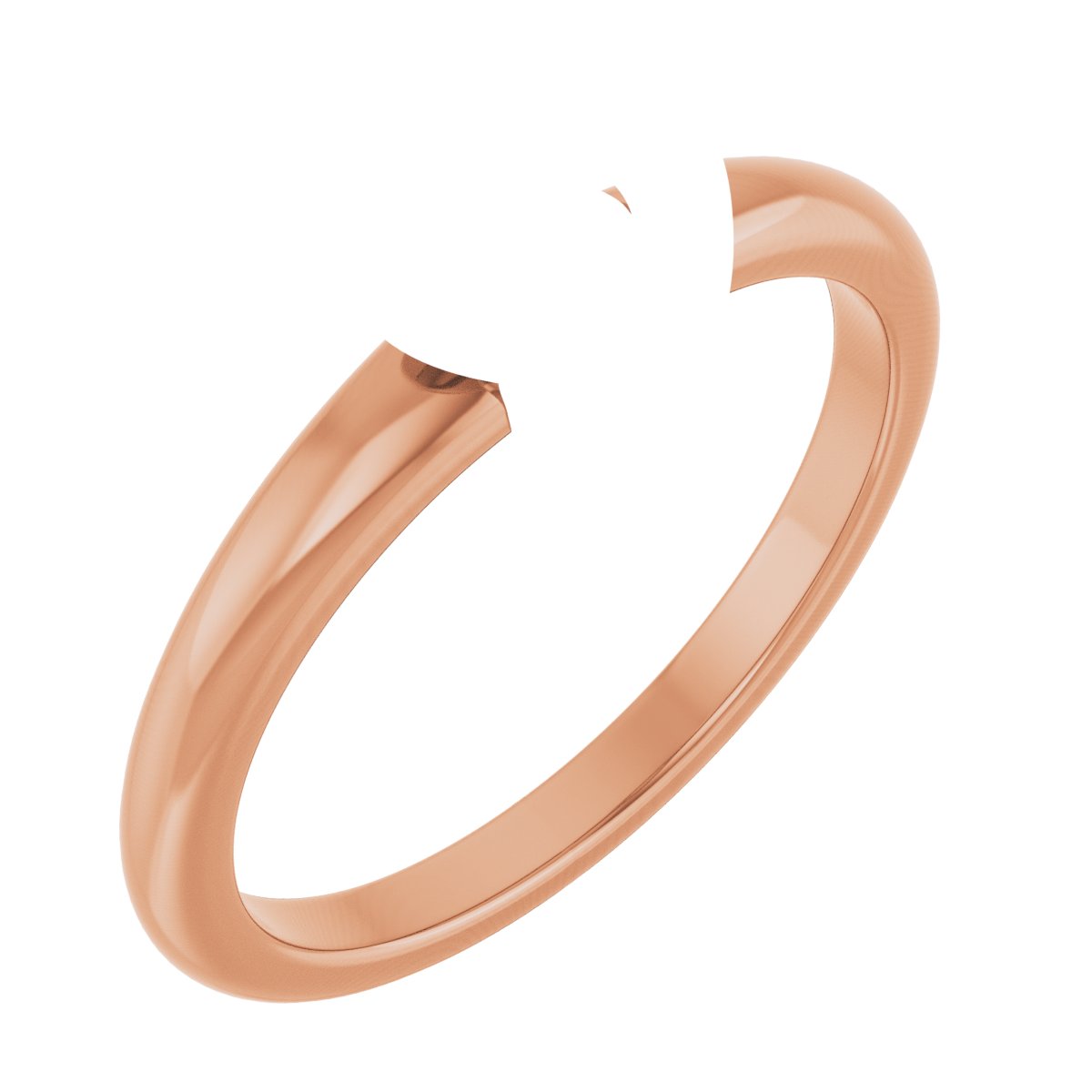 Claw-Prong Solitaire Bezel-Style Engagement Ring
