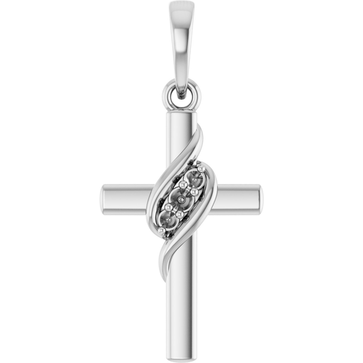 Accented Cross Pendant