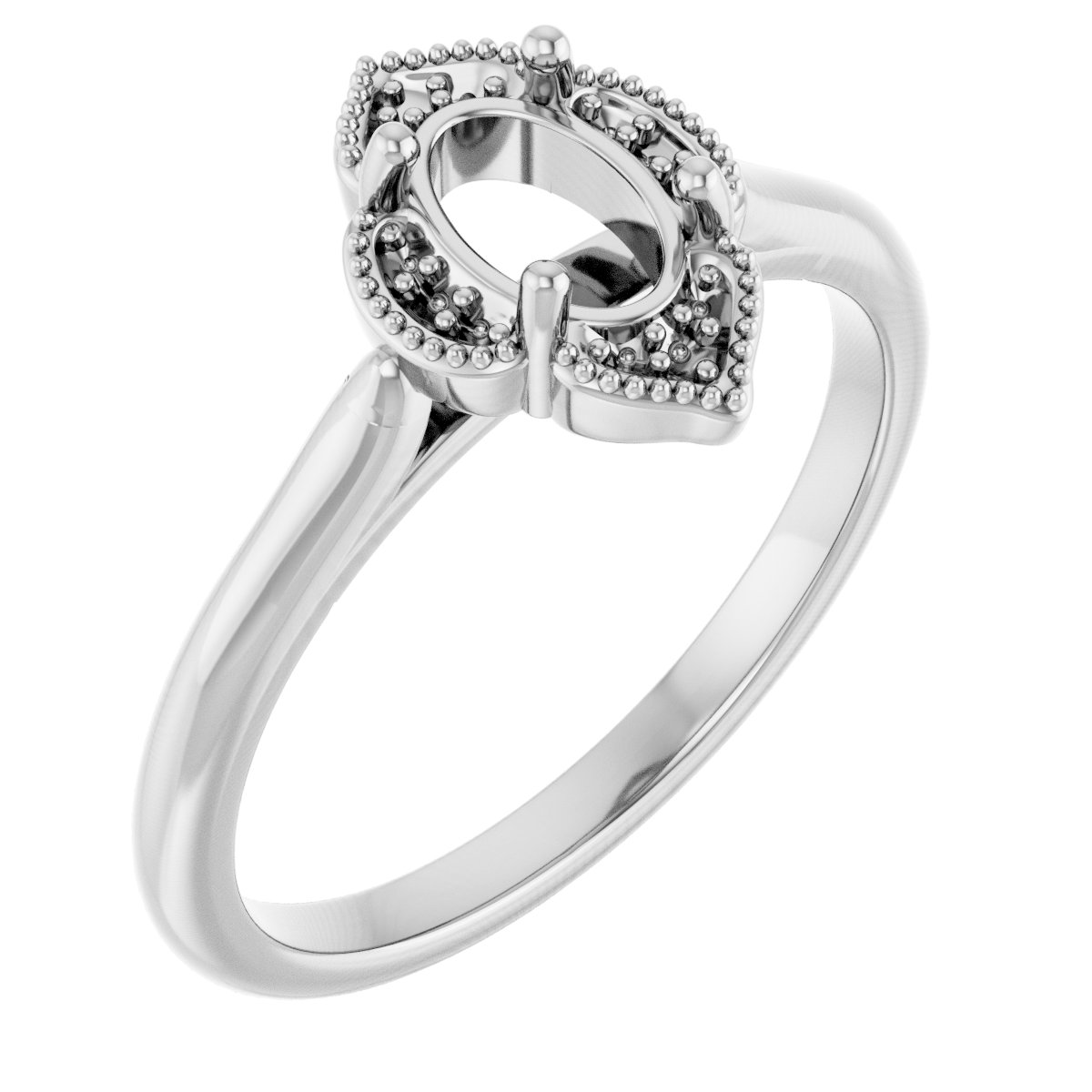 Clover Cabochon Ring