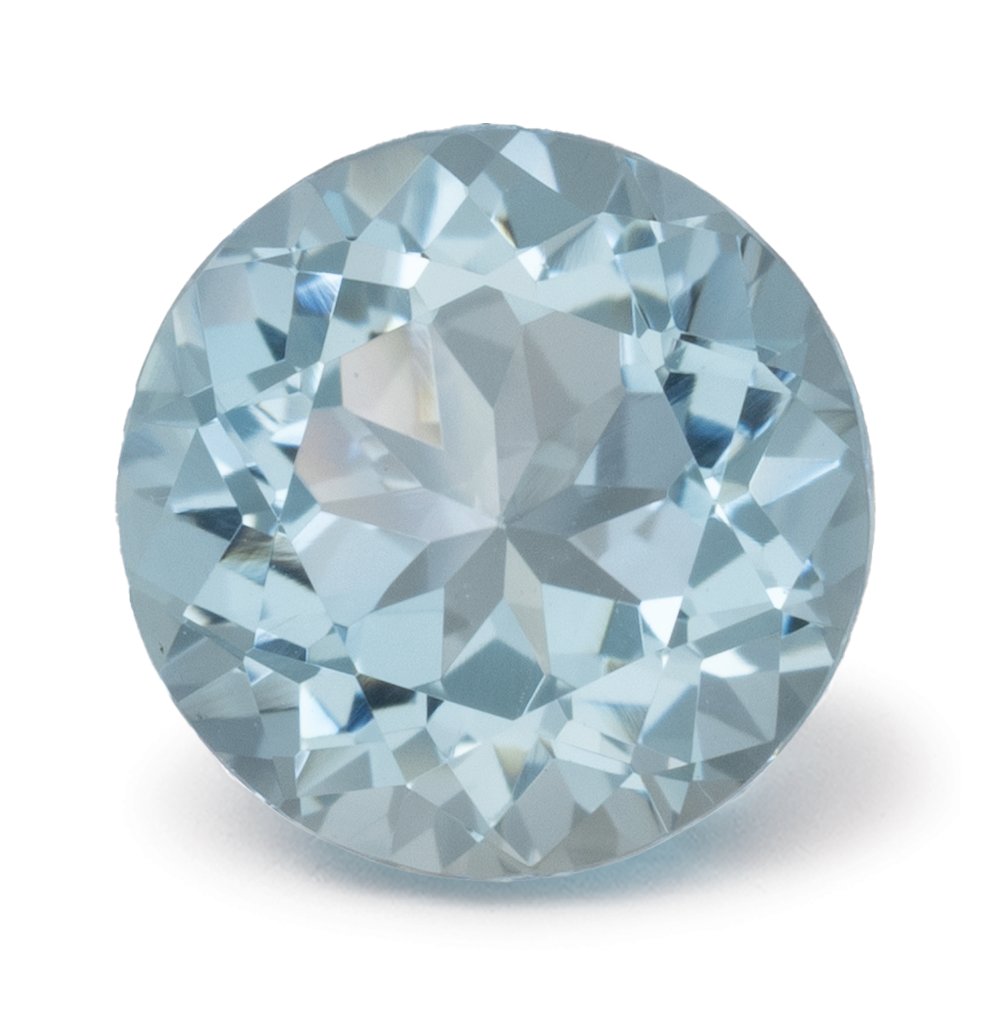 ROUND 1.20ct Natural Aquamarine