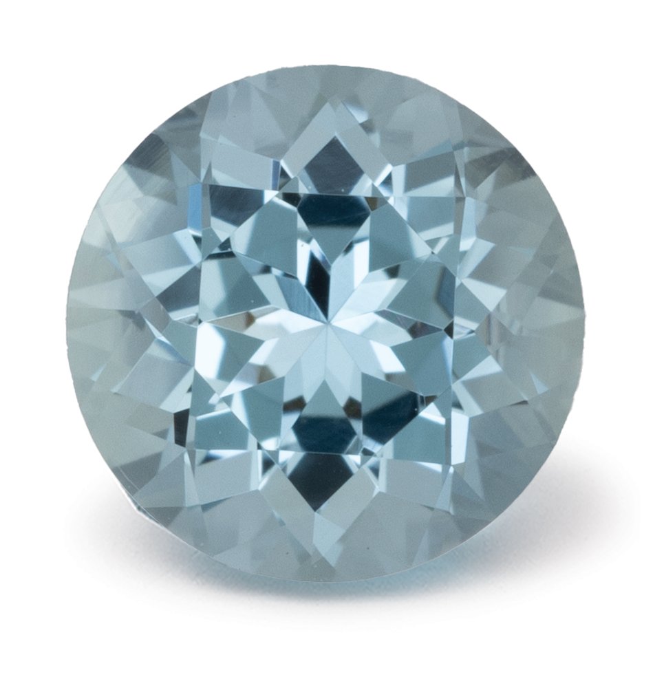 ROUND 1.21ct Natural Aquamarine