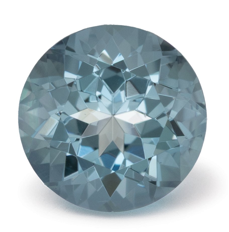 ROUND 1.18ct Natural Aquamarine