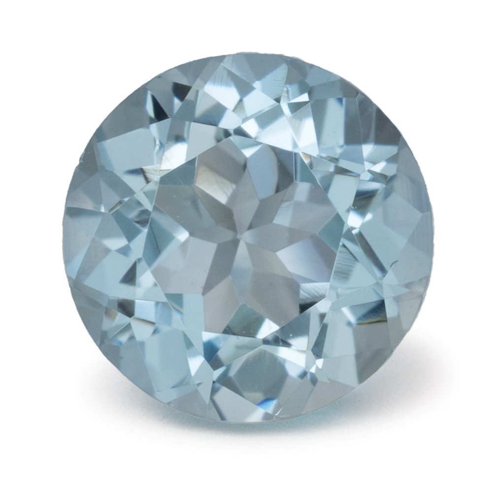 ROUND 1.15ct Natural Aquamarine 