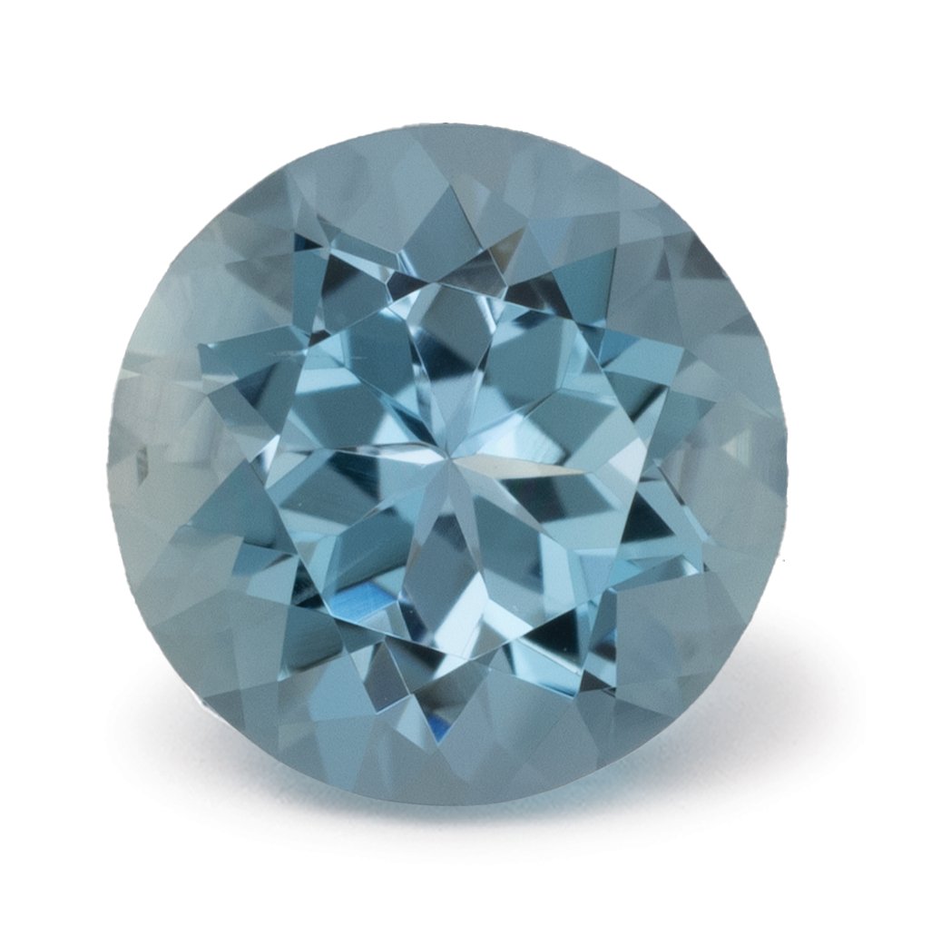 ROUND 1.15ct Natural Aquamarine