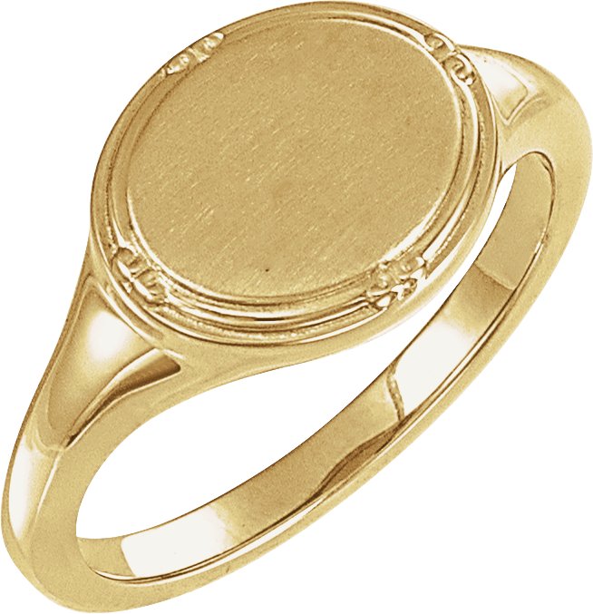 Vintage-Inspired Signet Ring